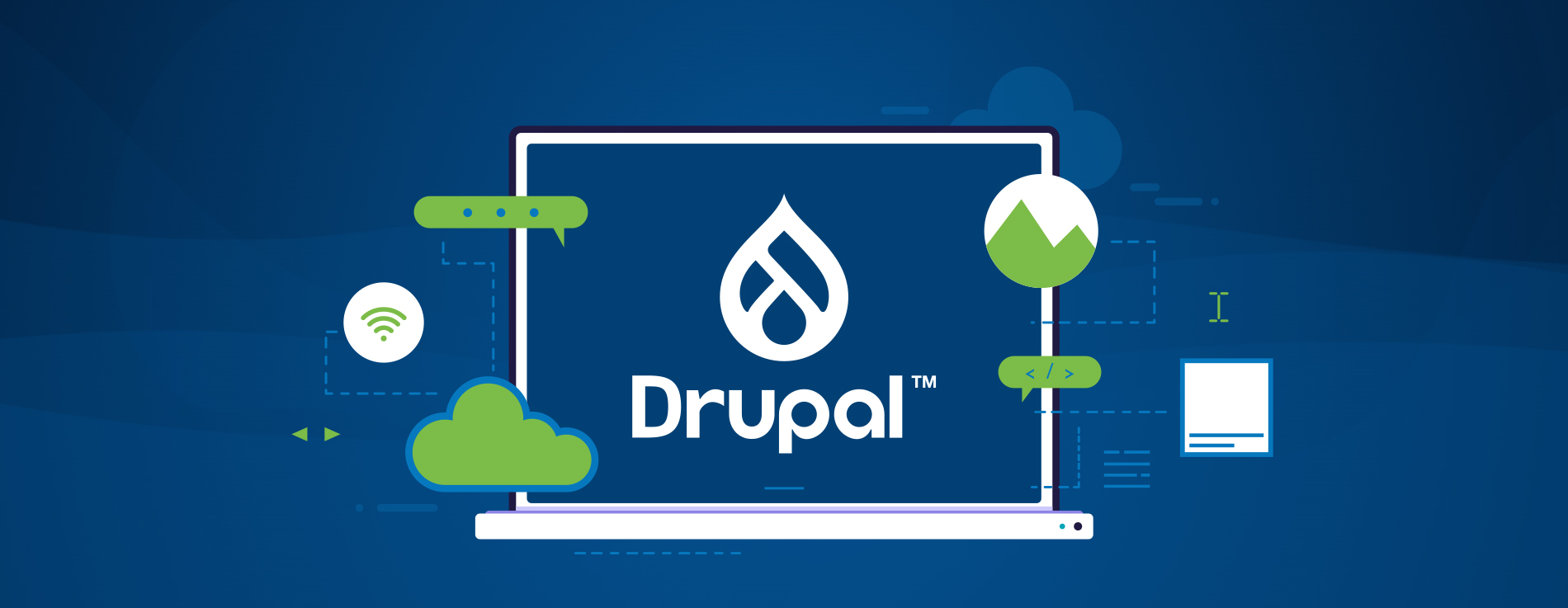 What are some examples of advanced functionalities that Drupal offers?