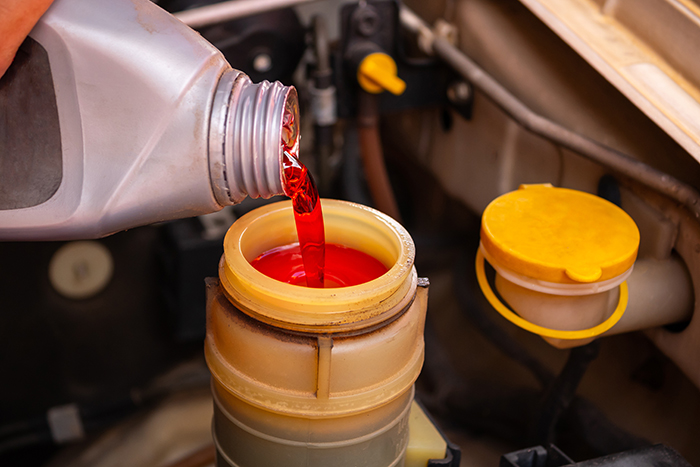 Is there a specific type of brake fluid that I should use for my vehicle?