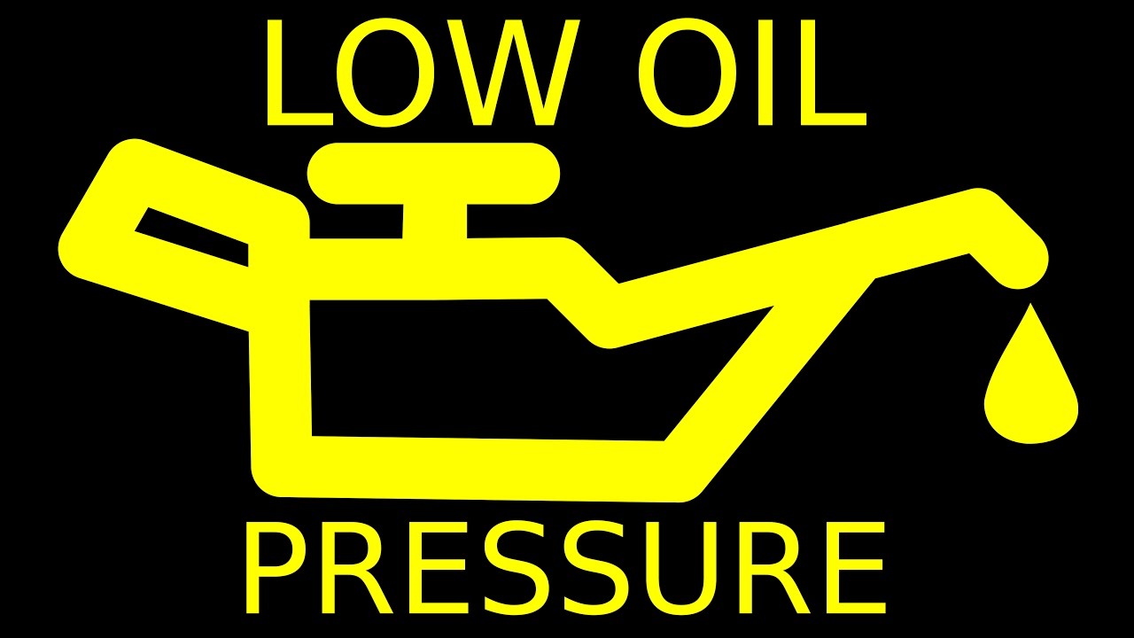 Low oil pressure error, how to fix this error