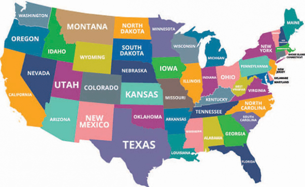 List of US states