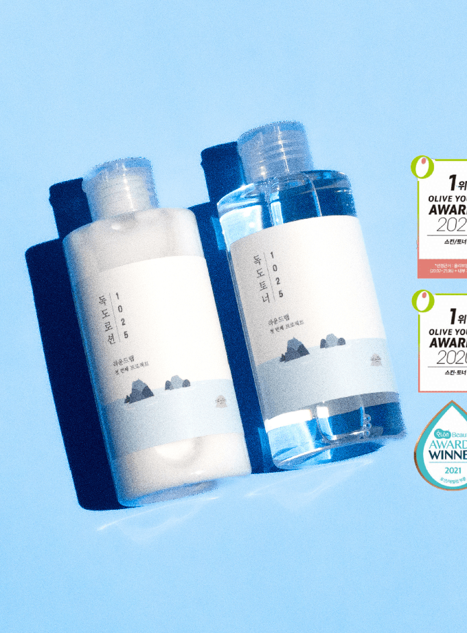 Round Lab 1025 Dokdo Toner + Lotion Duo For Sale