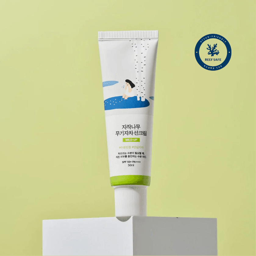 Round Lab Birch Moisturizing Mild-Up Sunscreen SPF 50+, PA++++ New Arrival