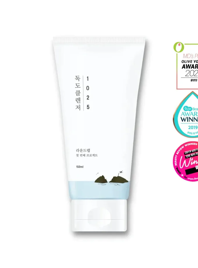 Round Lab Dokdo Cleanser + Dokdo Cleansing Oil Bundle + GIFT For Sale