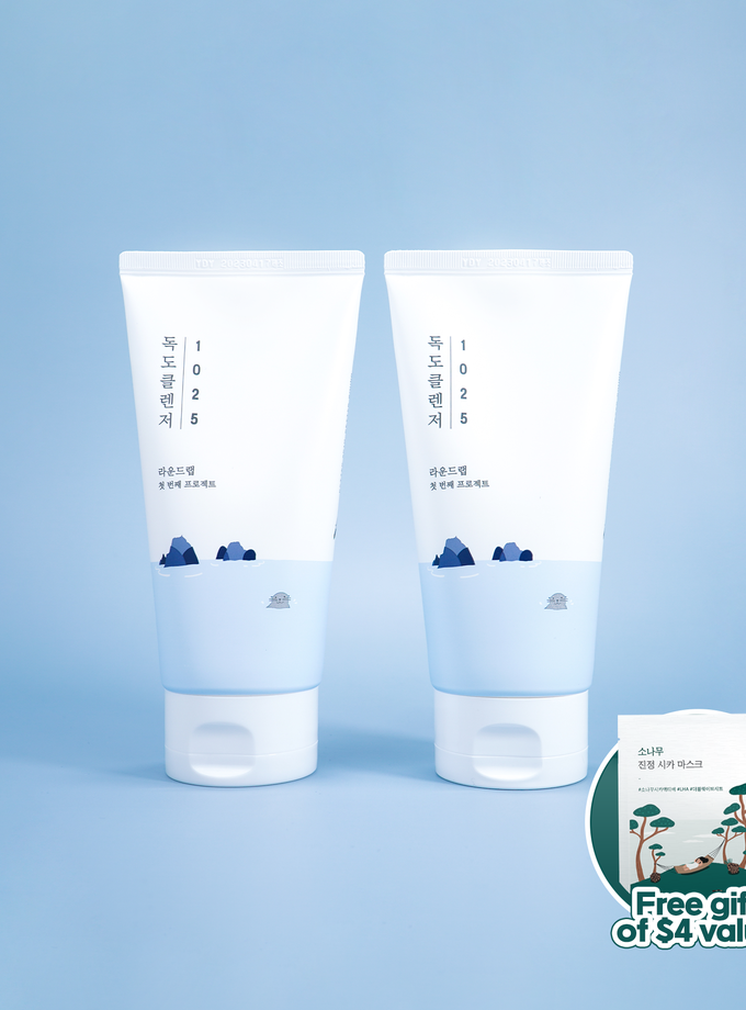 Round Lab Dokdo Cleanser Double Bundle + GIFT Best Seller