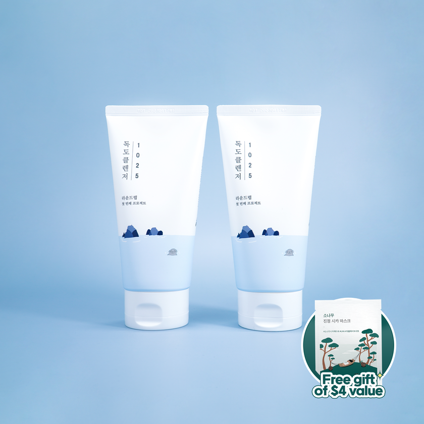 Round Lab Dokdo Cleanser Double Bundle + GIFT Best Seller